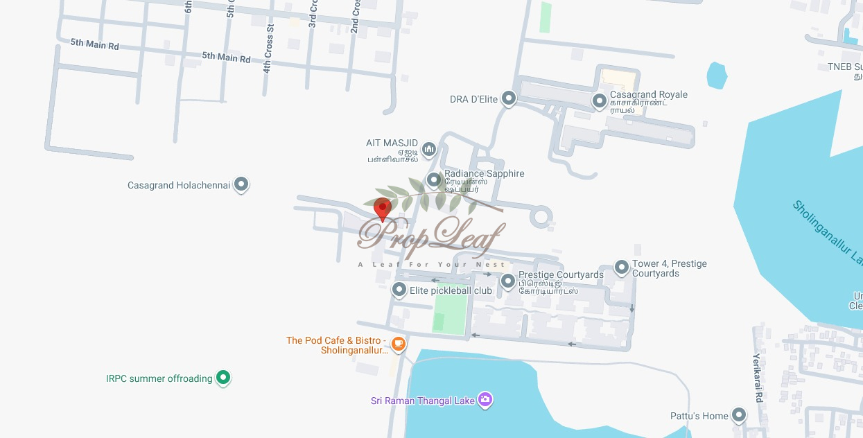 CG Hola Chennai Location Map
